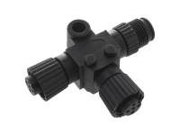 For NMEA 2000 N2K 4 Ports Tee Connector M12 5 Pin IP67 Waterproof Electronics Connector for Networks For NMEA 2000 N2K 4 Ports Tee Connector M12 5 Pin IP67 Waterproof Electronics Connector for Networks