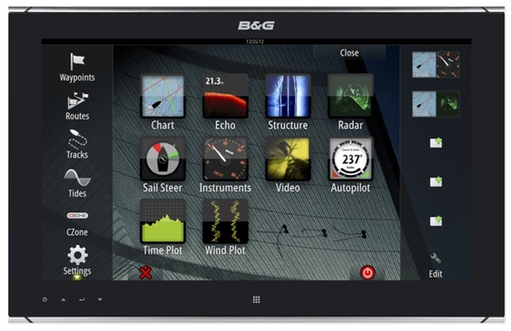 B&G Widescreen Multi-Touch Monitor 19in