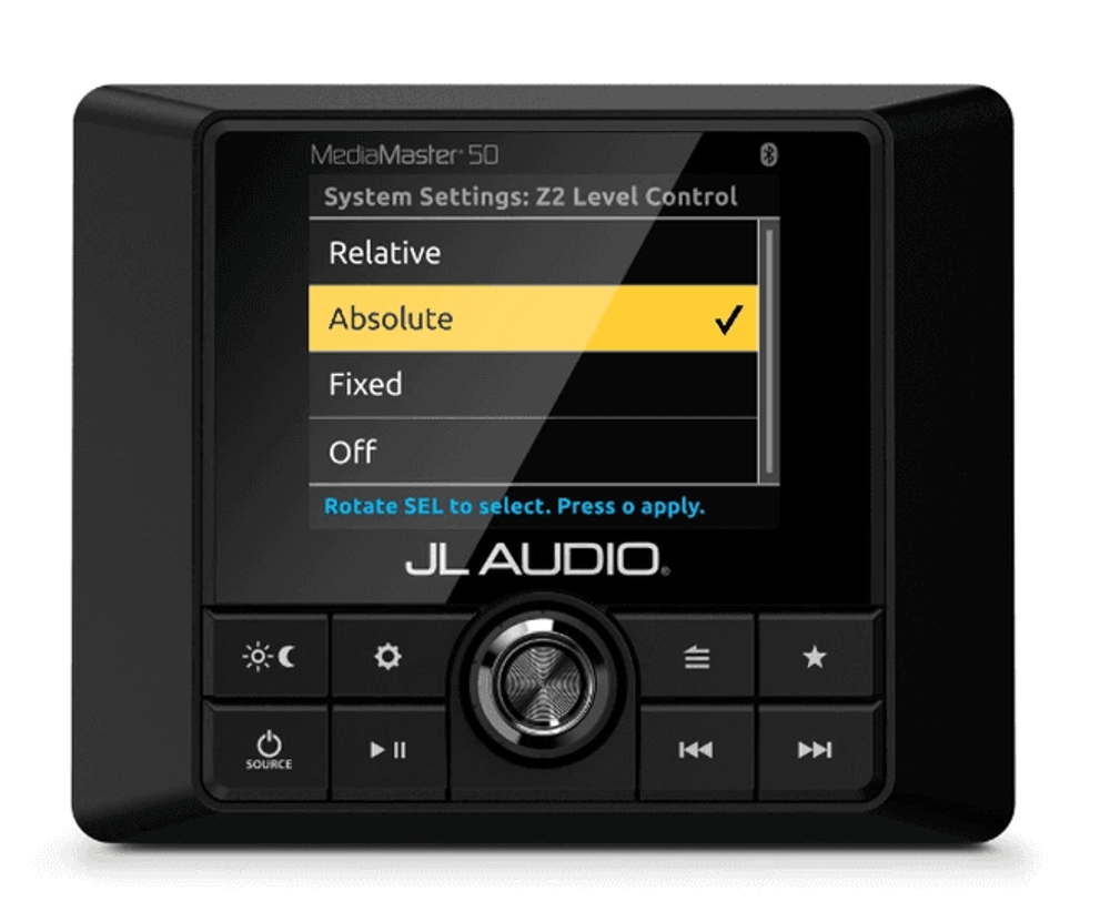 JL Audio MM50 Full-Colour LCD Weatherproof Source Unit 25W