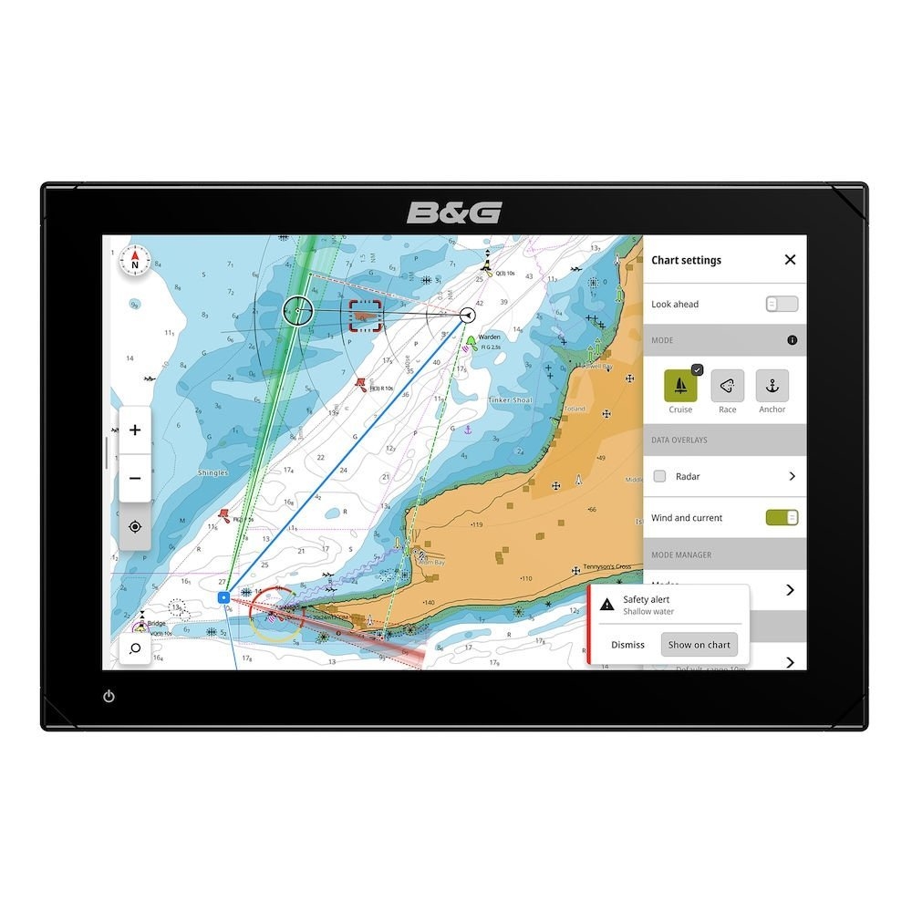 B&G Zeus S-12 Chartplotter Global Basemap No Transducer