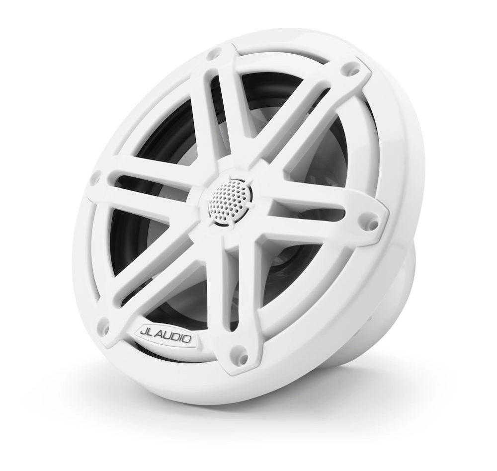 JL Audio M3-650X-S-Gw 6.5in Marine Coaxial Speakers Gloss White Sport Grilles JL Audio M3-650X-S-Gw 6.5in Marine Coaxial Speakers Gloss White Sport Grilles