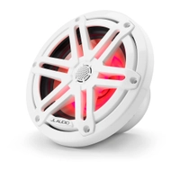JL Audio M3-650X-S-Gw-i 6.5in Marine Coaxial Speakers with RGB LED Lighting Gloss White Sport Grilles Thumbnail JL Audio M3-650X-S-Gw-i 6.5in Marine Coaxial Speakers with RGB LED Lighting Gloss White Sport Grilles