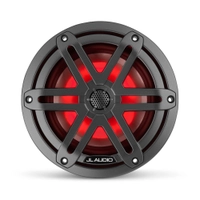 JL Audio M3-650X-S-Gm-i 6.5in Marine Coaxial Speakers with RGB LED Lighting Gunmetal Sport Grilles Thumbnail JL Audio M3-650X-S-Gm-i 6.5in Marine Coaxial Speakers with RGB LED Lighting Gunmetal Sport Grilles