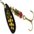 Mepps Black Fury Plain Treble Spinner Lure Yellow Dot #3 6.5g 
