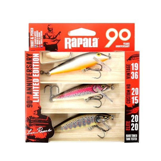 Rapala 90 Years Limited Edition Lure Kit Trout and Perch