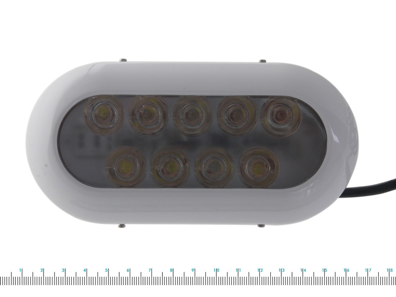 Multi Coloured 9 LED Underwater Boat Light 10-30VDC