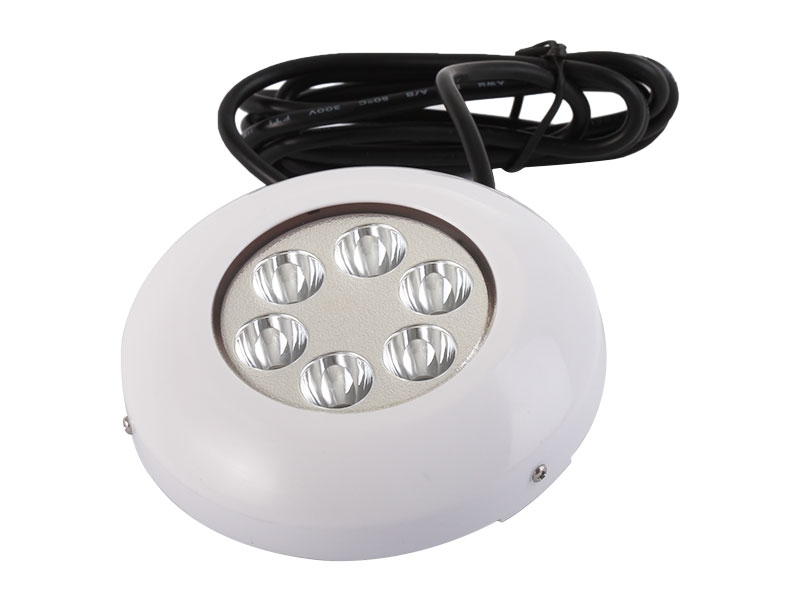 Surface Mount 6 x 3W LED Underwater Light Blue