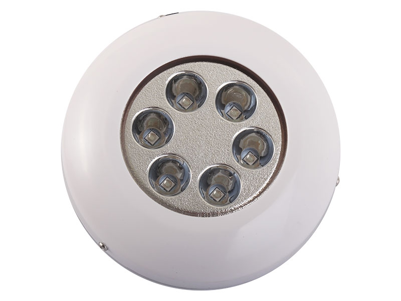 Surface Mount 6 x 3W LED Underwater Light Blue