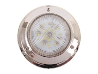 Stainless 4in LED Dome Light 1.7w 21lm Thumbnail Stainless 4in LED Dome Light 1.7w 21lm