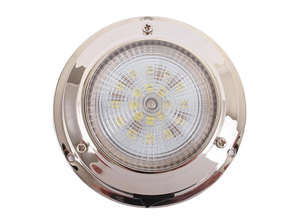 Stainless 4in LED Dome Light 1.7w 21lm Stainless 4in LED Dome Light 1.7w 21lm