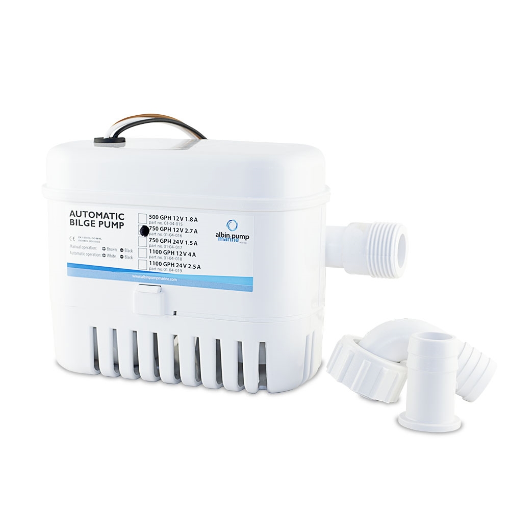Albin Pump Automatic Bilge Pump 750 gph 24V