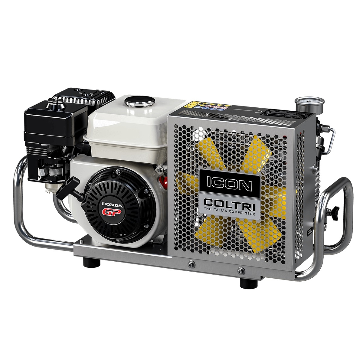 Coltri Icon LSE 100 Portable Gasoline Dive Compressor Stainless Steel