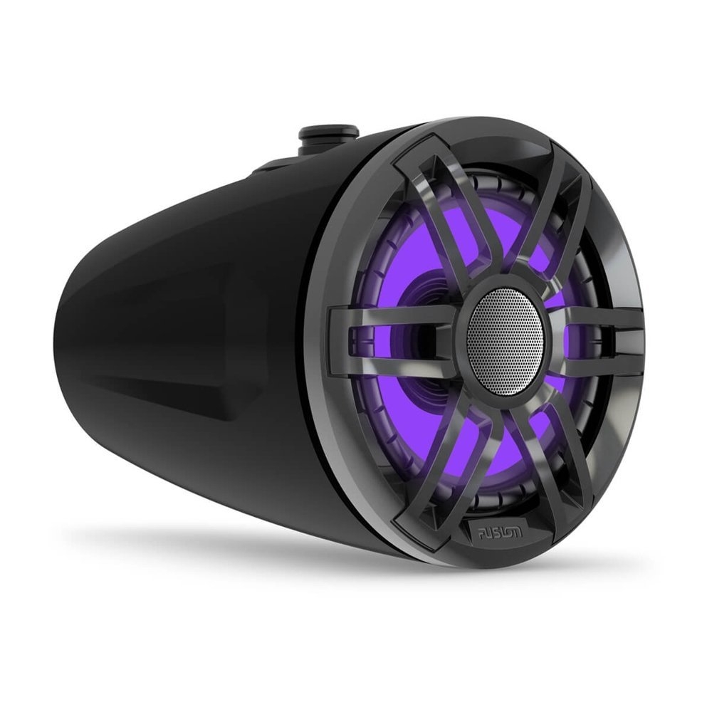 Fusion XS Sports RGB LED Marine Wake Tower Speakers 6.5in 200W Black