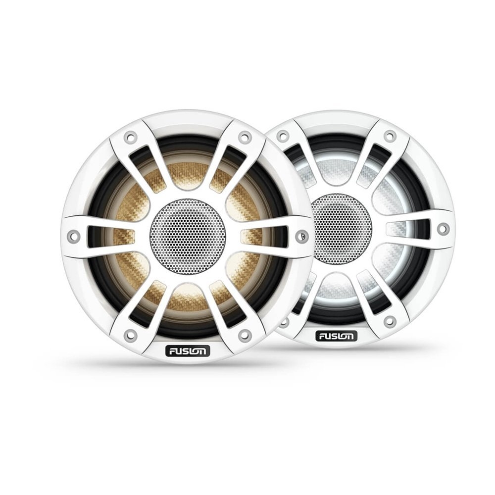 Fusion Signature 3i Sports LED Marine Coaxial Speakers White 6.5in 230W 