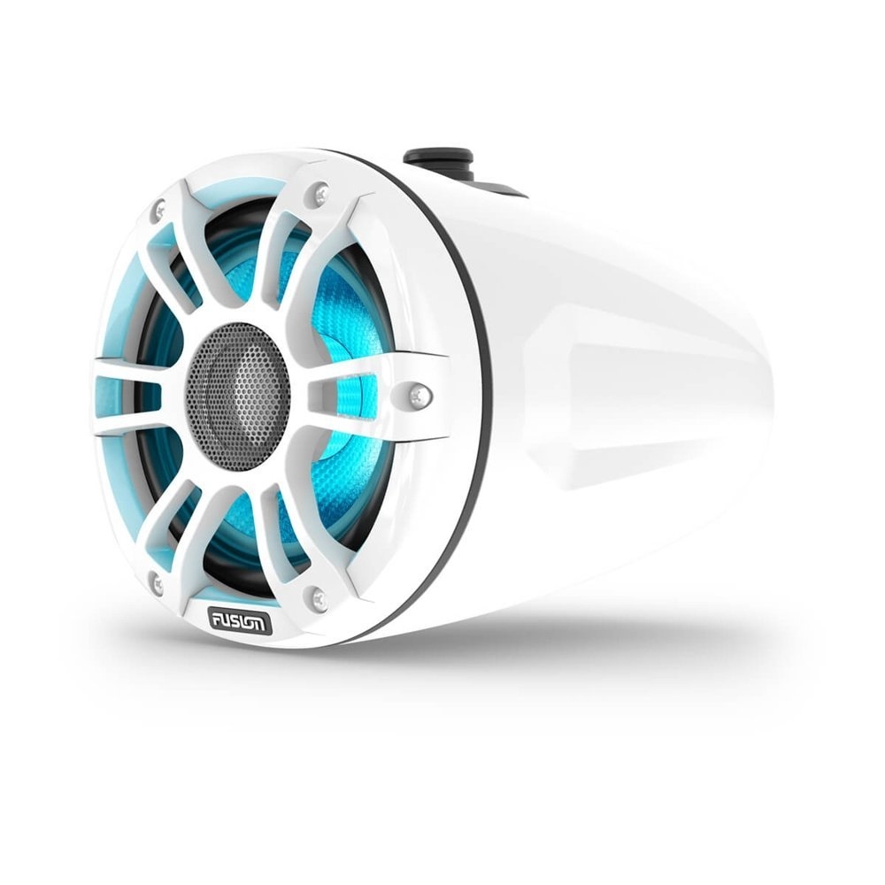 Fusion Signature 3i Sports LED Marine Wake Tower Speakers White 6.5in 230W