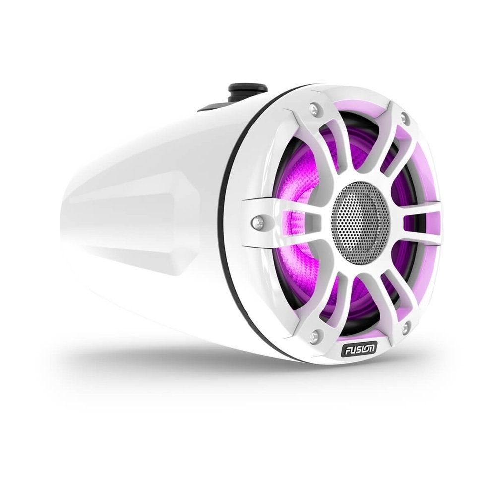 Fusion Signature 3i Sports LED Marine Wake Tower Speakers White 6.5in 230W