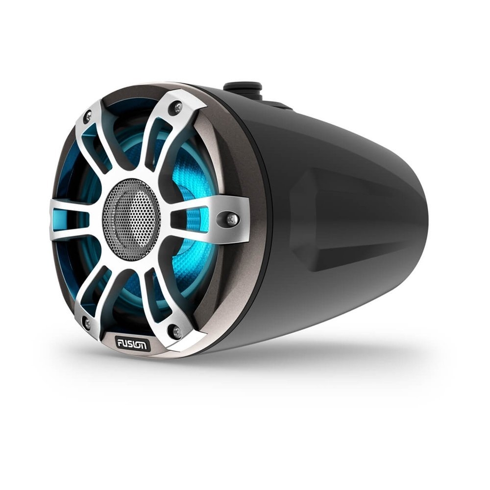 Fusion Signature 3i Sports LED Marine Wake Tower Speakers Black 6.5in 230W
