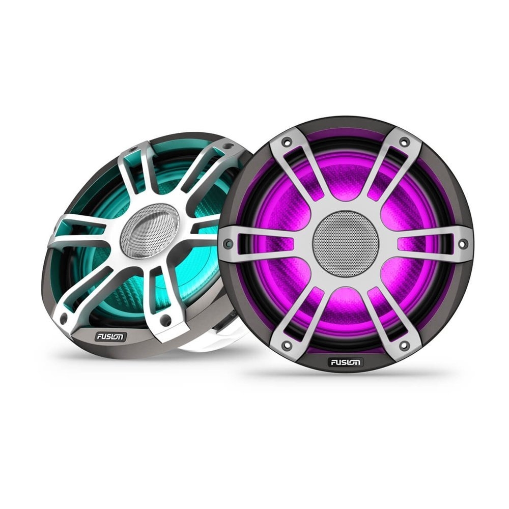 Fusion Signature 3i Sports LED Marine Coaxial Speakers Grey 8.8in 330W
