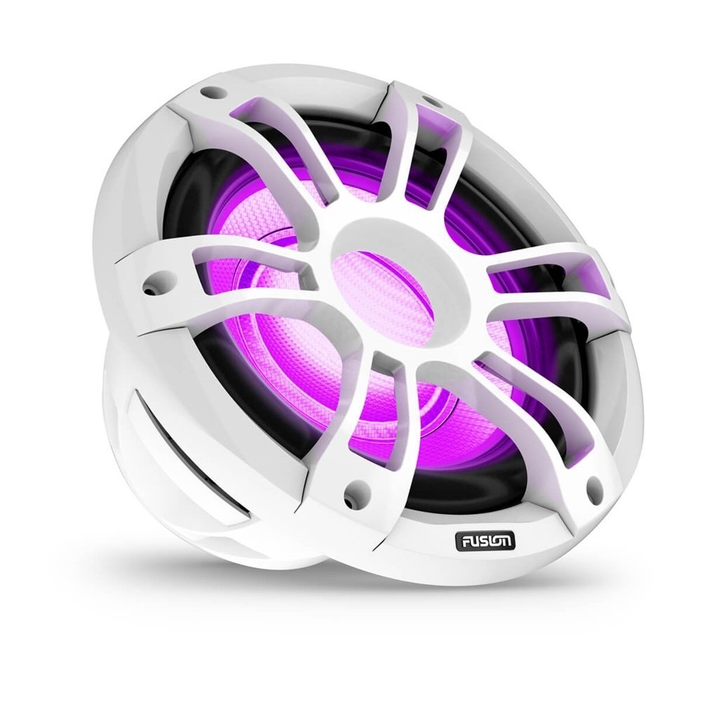 Fusion Signature 3i Sports LED Marine Subwoofers White 10in 600W