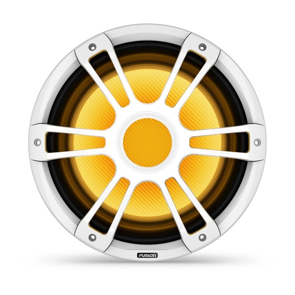 Fusion Signature 3i Sports LED Marine Subwoofers White 12in 1400W