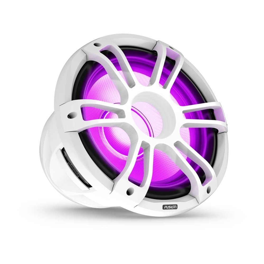 Fusion Signature 3i Sports LED Marine Subwoofers White 12in 1400W