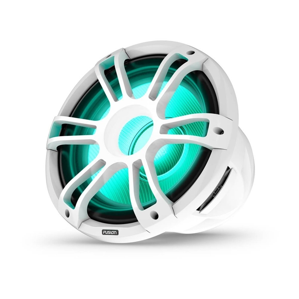 Fusion Signature 3i Sports LED Marine Subwoofers White 12in 1400W