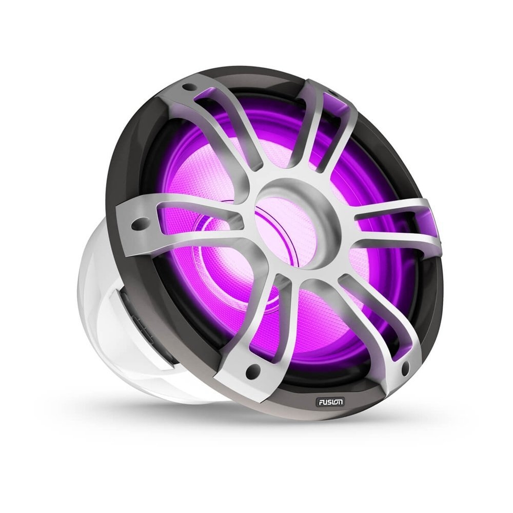 Fusion Signature 3i Sports LED Marine Subwoofers Grey 12in 1400W