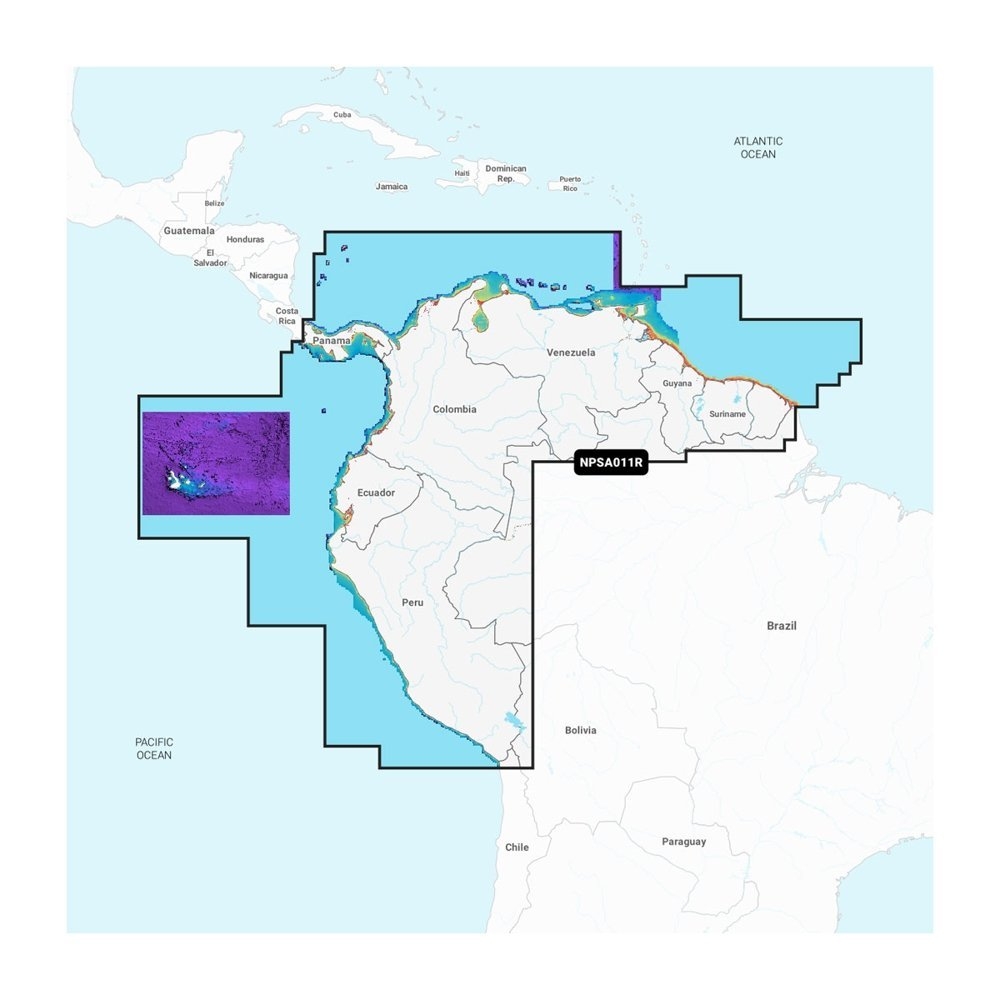 Navionics Platinum Plus Chart Card South America North SD/MSD
