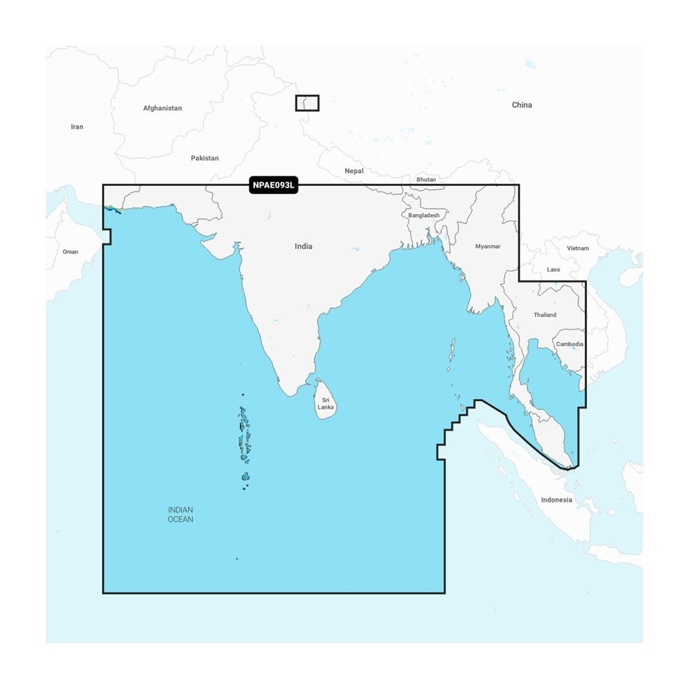 Navionics Platinum Plus Chart Card Indian Ocean To Thailand SD/MSD