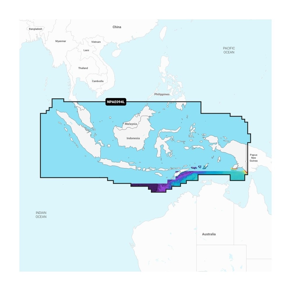 Navionics Platinum Plus Chart Card Indonesia and Malaysia SD/MSD