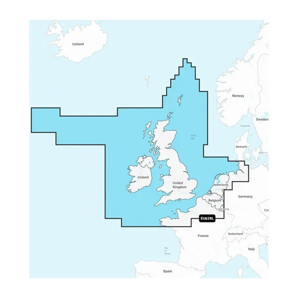 Navionics Plus Chart Card U.K. Ireland and Holland SD/MSD