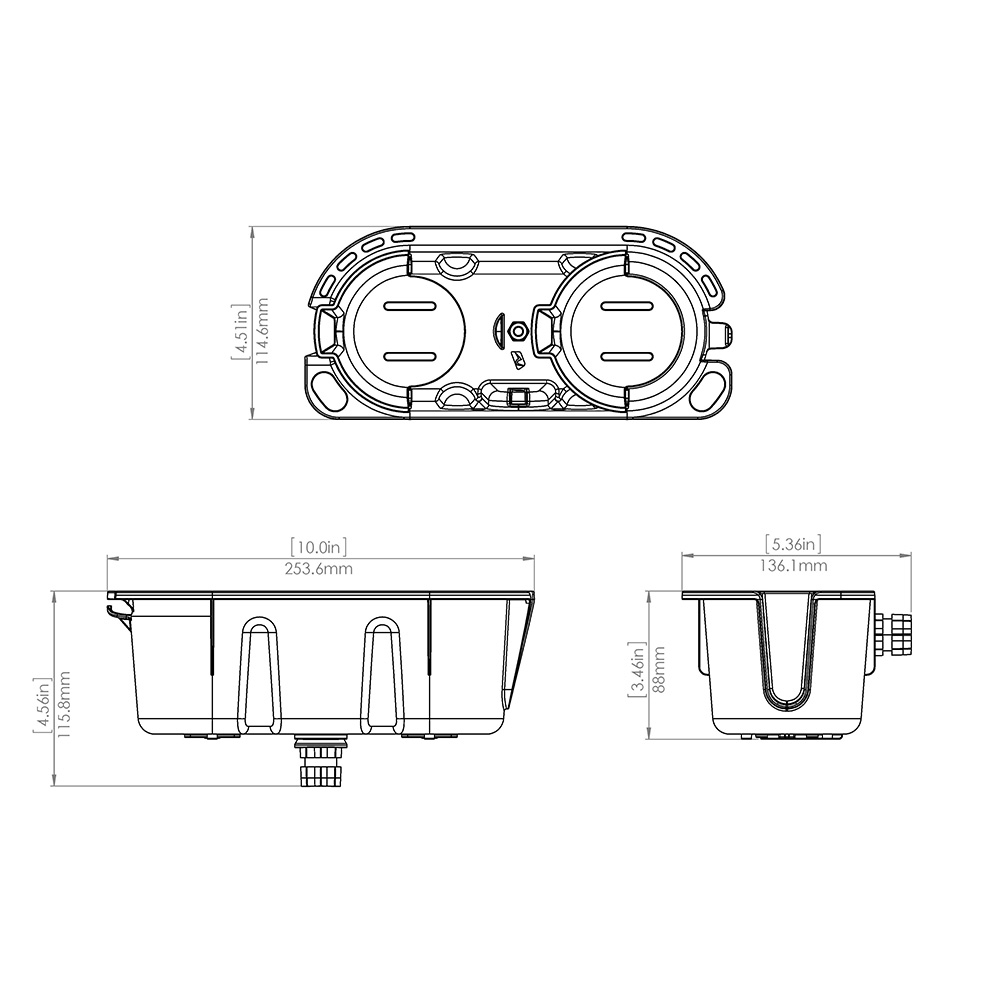 RAILBLAZA StowPod White