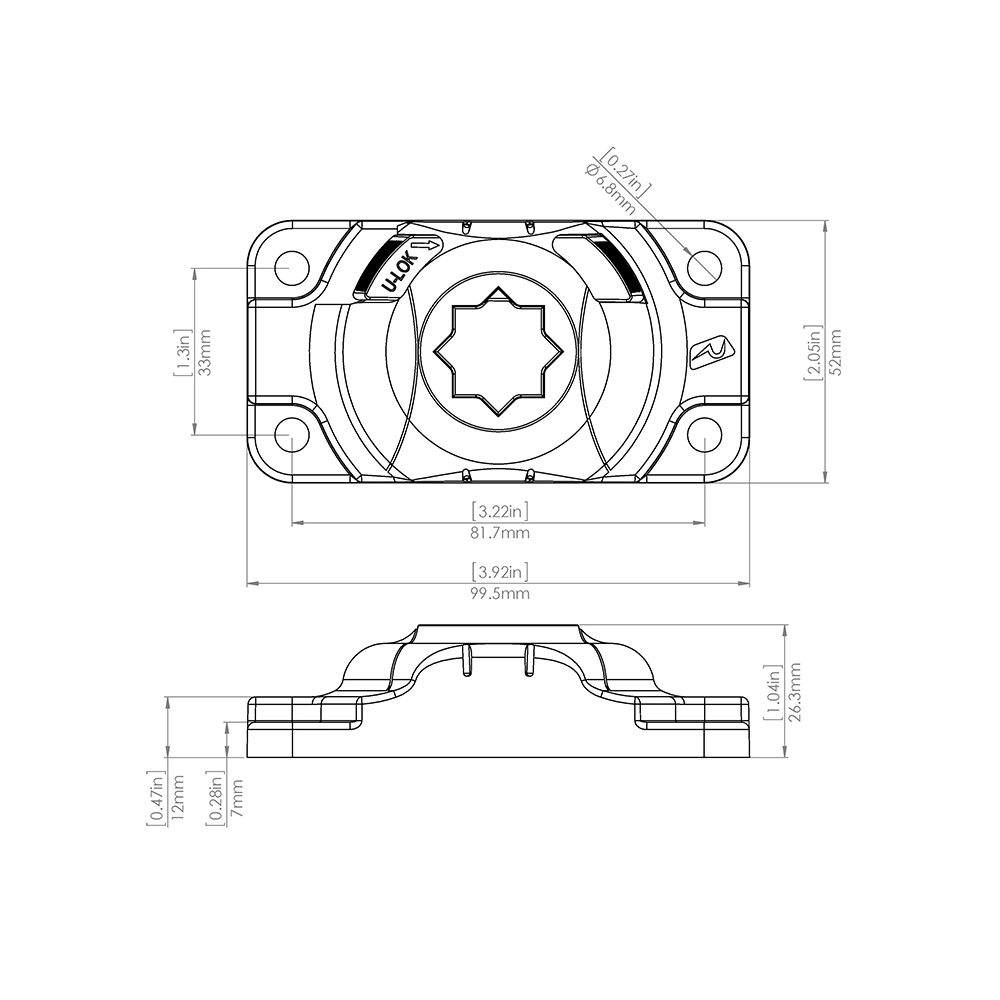 RAILBLAZA StarPort HD Black RAILBLAZA StarPort HD Black