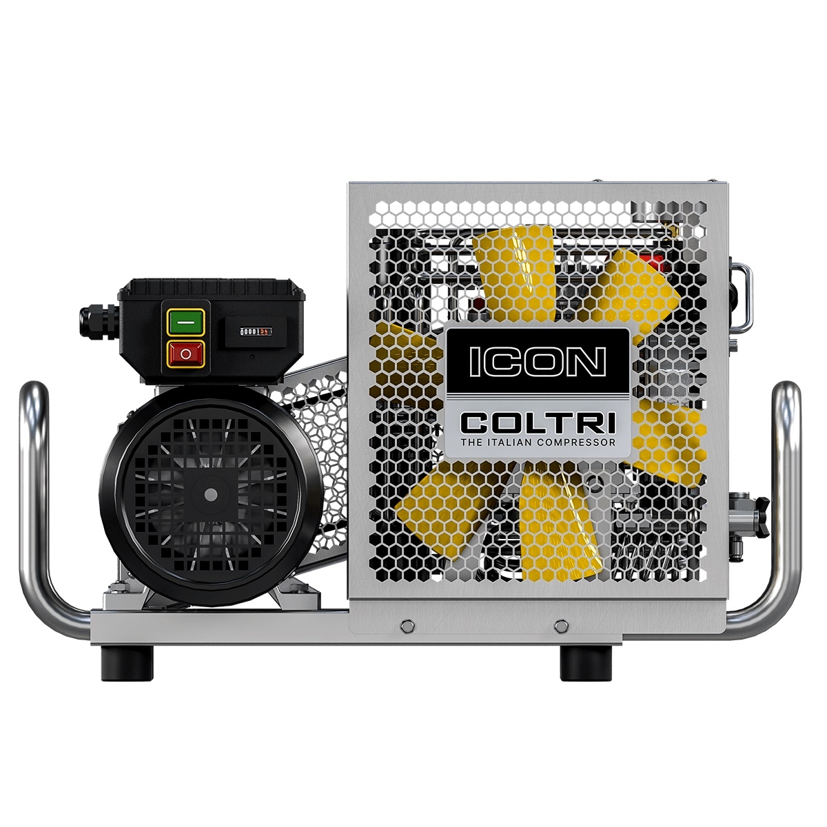 Coltri Icon LSE 100 Stainless Electric Portable Dive Compressor with Auto-Drain and Auto-Stop 230V 50Hz
