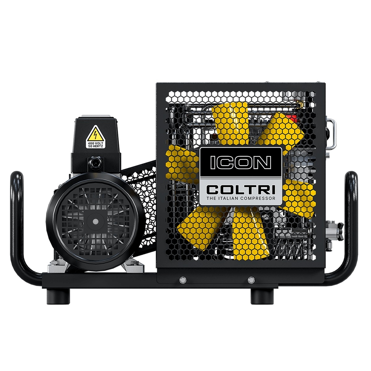Coltri Icon LSE 100 Electric Motor Portable Dive Compressor Three Phase 400V 50Hz Black