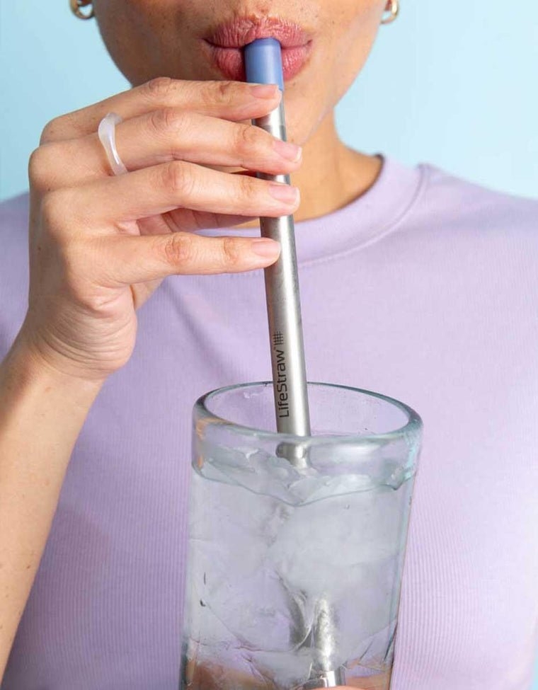 LifeStraw Sip with Carry Case Stormy Blue