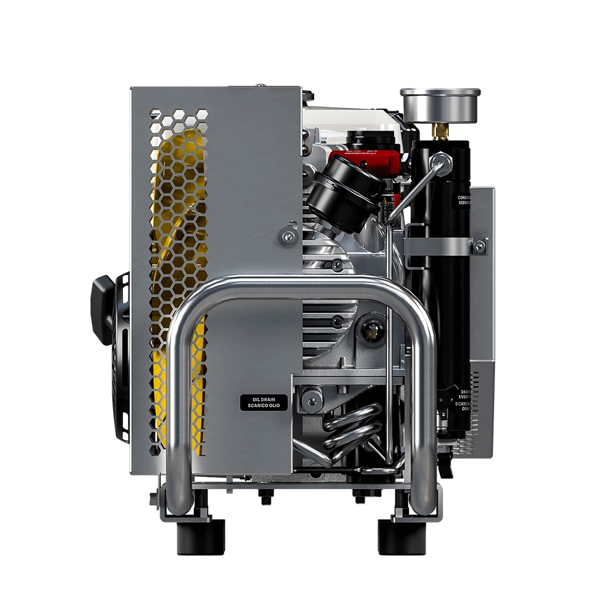 Coltri Icon LSE 100 Portable Gasoline Dive Compressor Stainless Steel