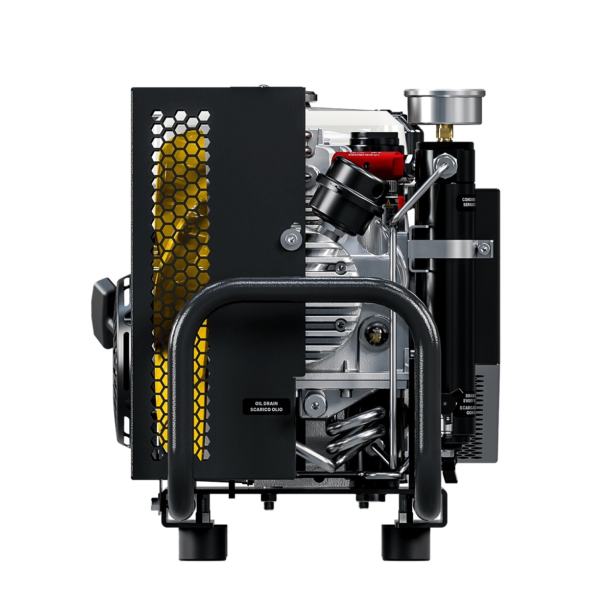 Coltri Icon LSE 100 Portable Gasoline Dive Compressor Black