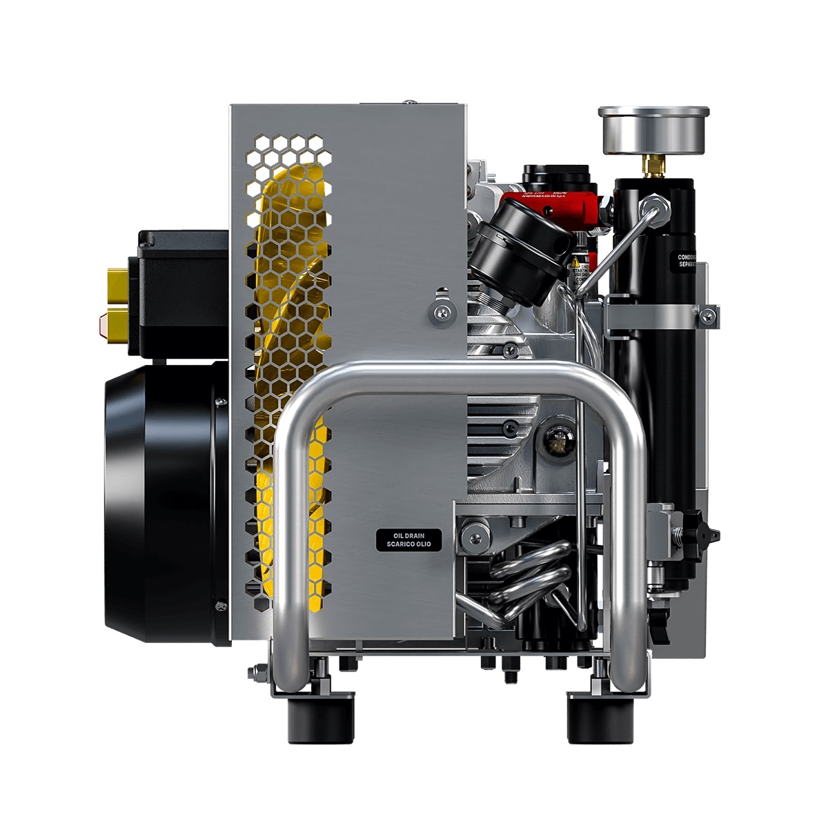 Coltri Icon LSE 100 Stainless Electric Portable Dive Compressor with Auto-Drain and Auto-Stop 230V 50Hz