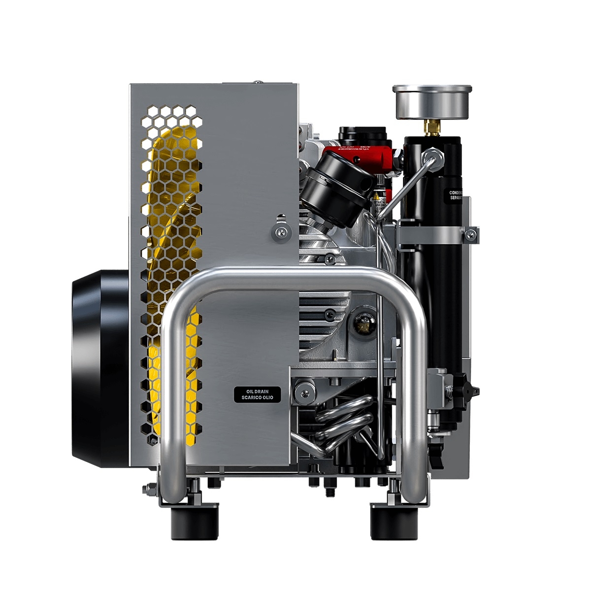 Coltri Icon LSE 100 Electric Motor Portable Dive Compressor Three Phase 230V 50Hz Stainless Steel