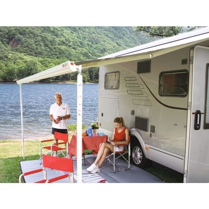 Fiamma F45L 500 Wall-Mounted Wind-Out RV Awning Polar White / Royal Grey 5m