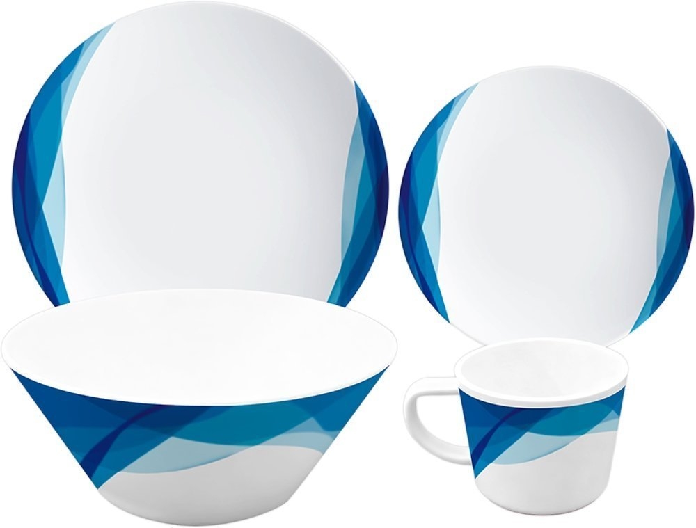 Royal RPET Kitchenware Melamine 16-Piece Tableware Set