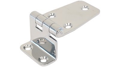 Sinox 1165 316 Polished Stainless Steel Offset Door Hinge 72x36.5mm