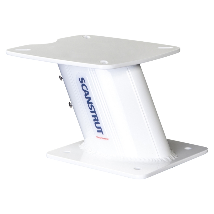 Scanstrut Aluminium PowerTower Aft-Leaning 150mm/6in for Radomes