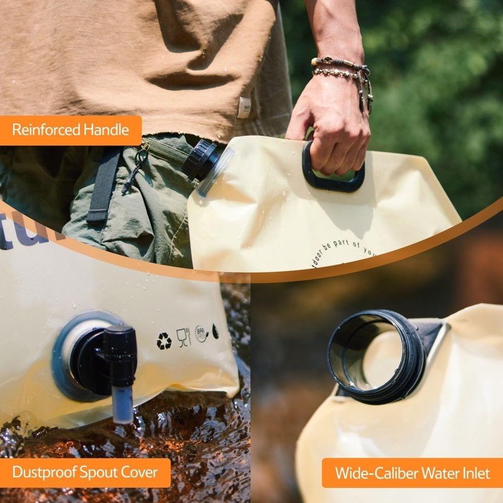 Naturehike Foldable Water Bag with Tap 10L