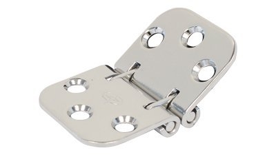 Sinox 2180 316 Polished Stainless Steel 180deg Marine Door Hinge 70x40mm