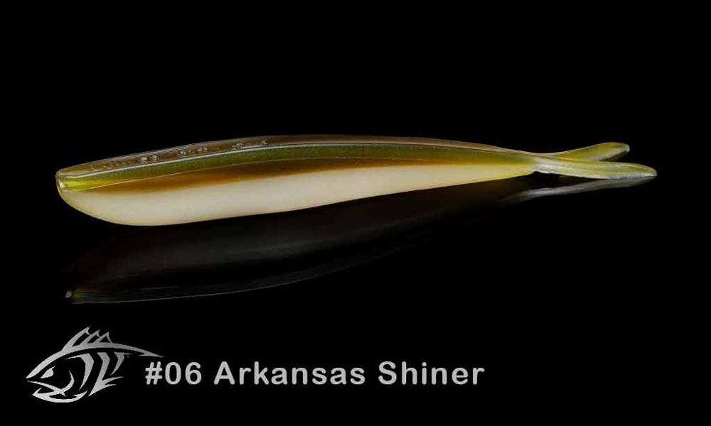 Lunker City Fin-S Fish Soft Bait 18cm Qty 5 Arkansas Shiner