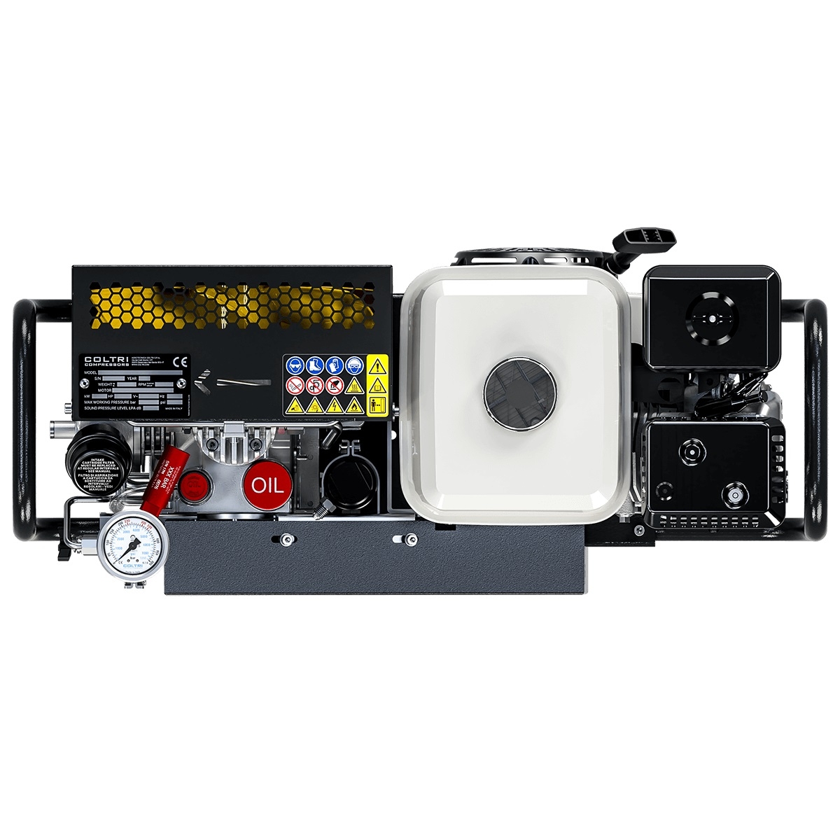 Coltri Icon LSE 100 Portable Gasoline Dive Compressor Black