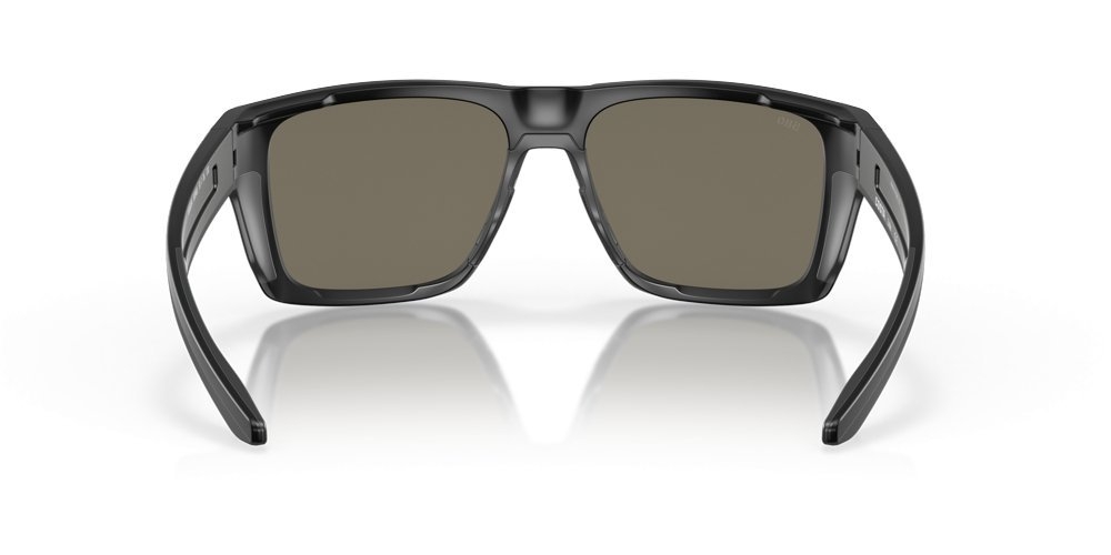 Costa Lido Polarised Sunglasses Matte Black Frame Blue Mirror Lens