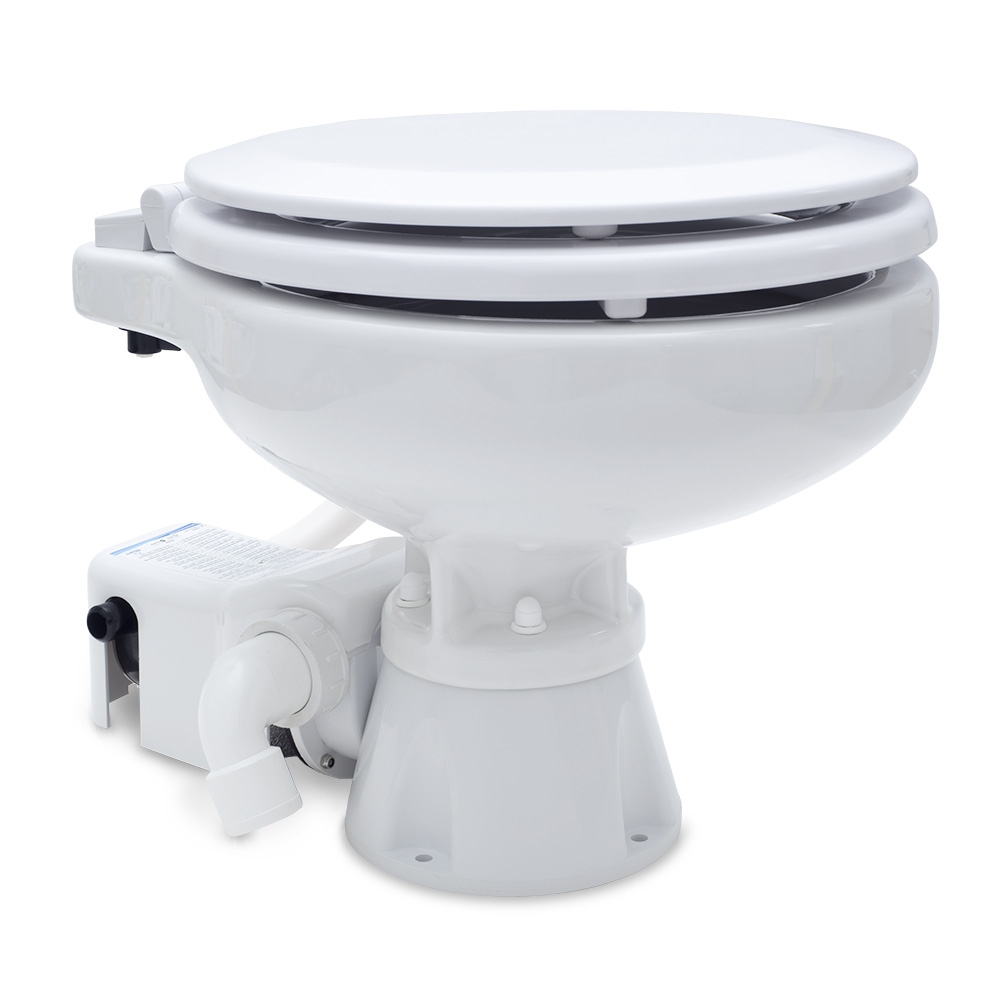Albin Pump Marine Toilet Standard Electric EVO Compact Low 12V